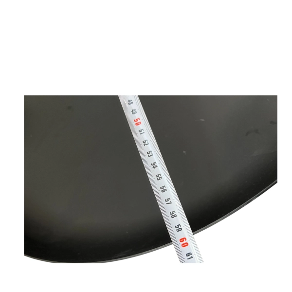 Dekoracyjne Lustro Wodne z Metalu – Okrągłe Oczko Wodne w kolorze czarnym średnica 60cm